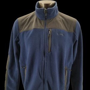 LL Bean Retro Fleece Vtg Jacket Hiking Polartec Men's  Blue Pullover Sz large